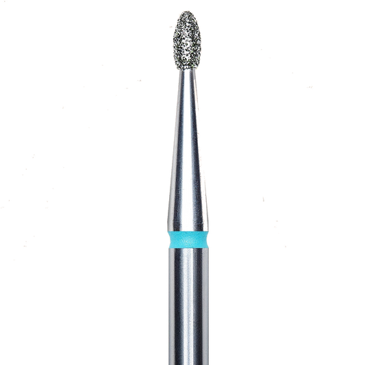DIAMOND NAIL DRILL BIT, "BUD", BLUE, HEAD DIAMETER 1.6/3.4MM (FA50B016/3.4) - STALEKS™