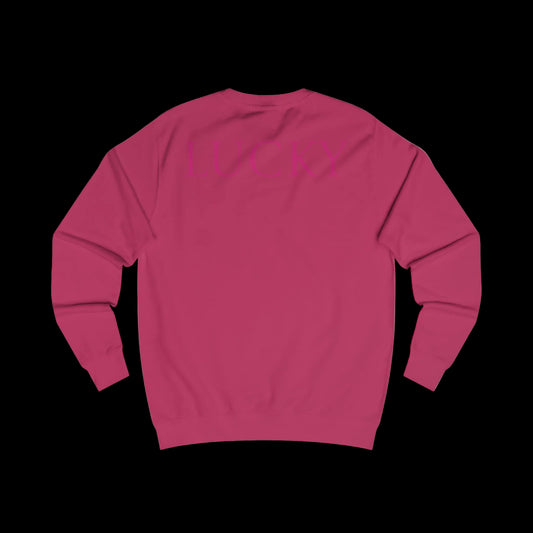 777 Minimalist Sweatshirt — Hot Pink - AetherLux.Shop