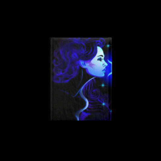 Bleu Aura: Gemini Hard Cover Journal - Ruled Line - AetherLux.Shop