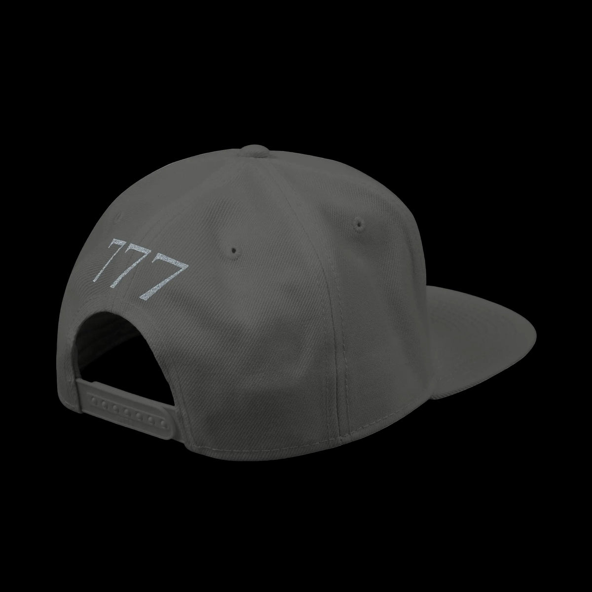 777 Snapback Hat-Charcoal Grey - AetherLux.Shop