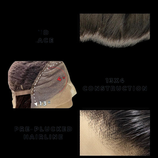 Body Wave 13x4 HD Lace Front Human Hair Wig by Private Label
