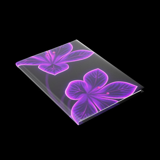 Royal Aura: Flower Hardcover Notebook with Puffy Covers - AetherLux.Shop