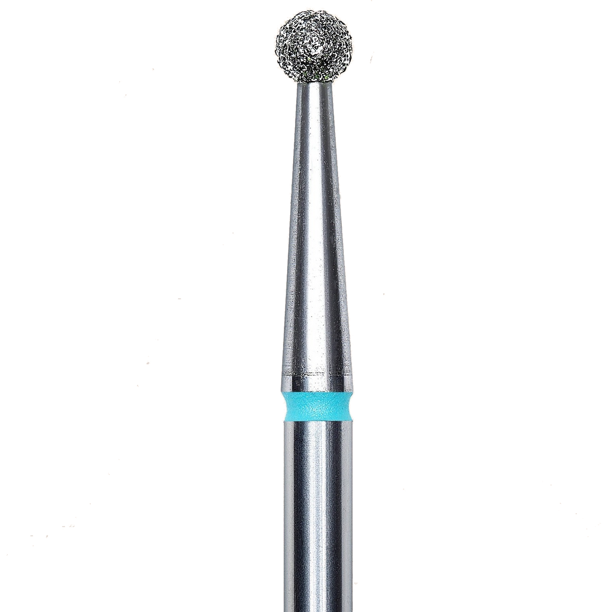 DIAMOND NAIL DRILL BIT, "BALL", BLUE, HEAD DIAMETER 2.7MM (FA01B027) - STALEKS™