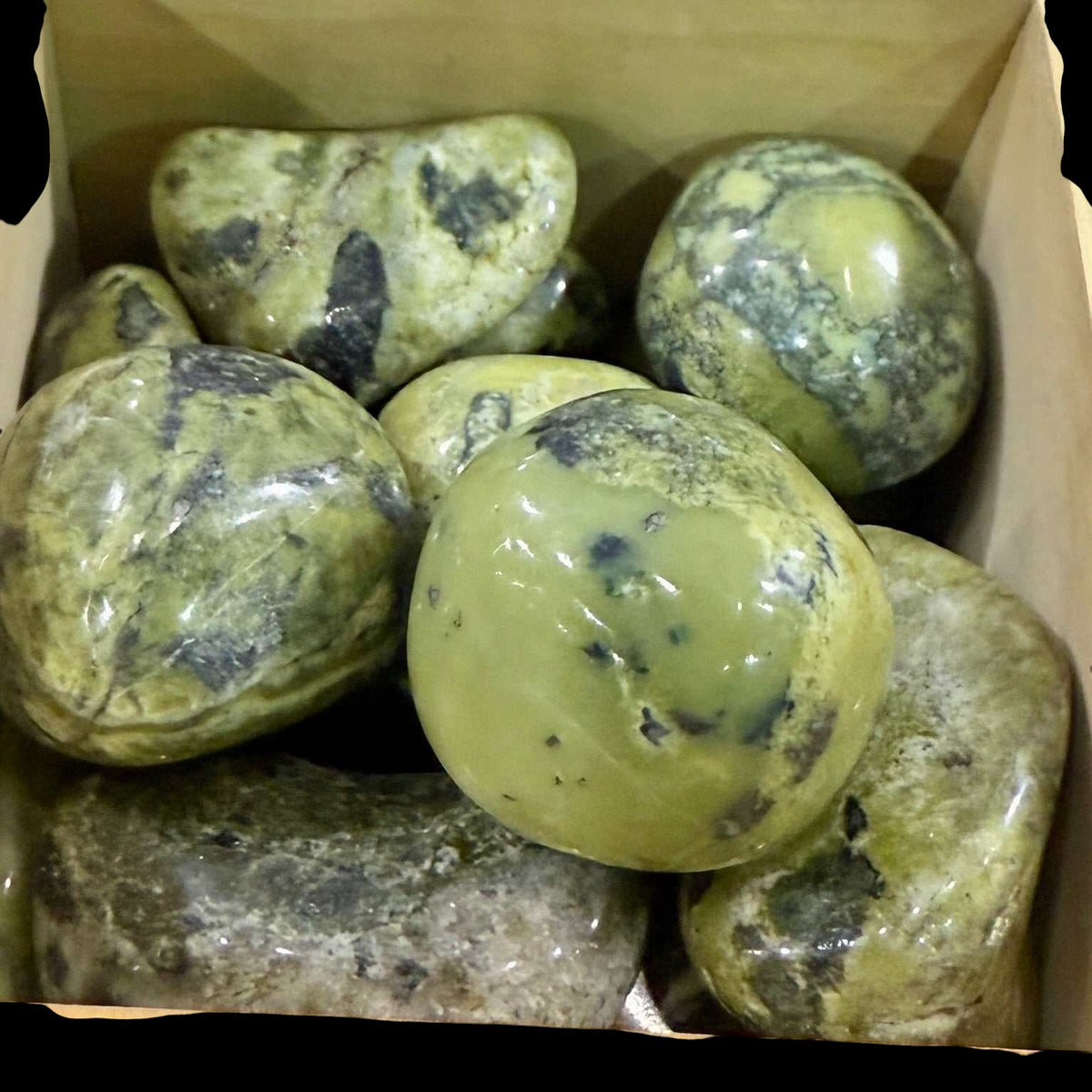 Serpentine (Nephrite Jade) Tumbled Pocket Stone
