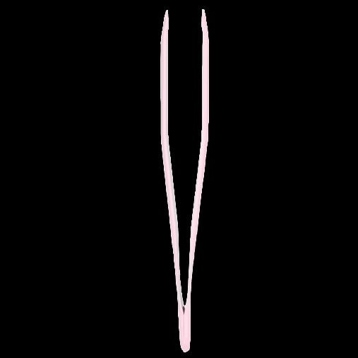 STALEKS BEAUTY & CARE 11 TYPE 5 EYEBROW TWEEZERS WIDE STRAIGHT PINK TBC-11/5 - STALEKS™ by kvadrat store