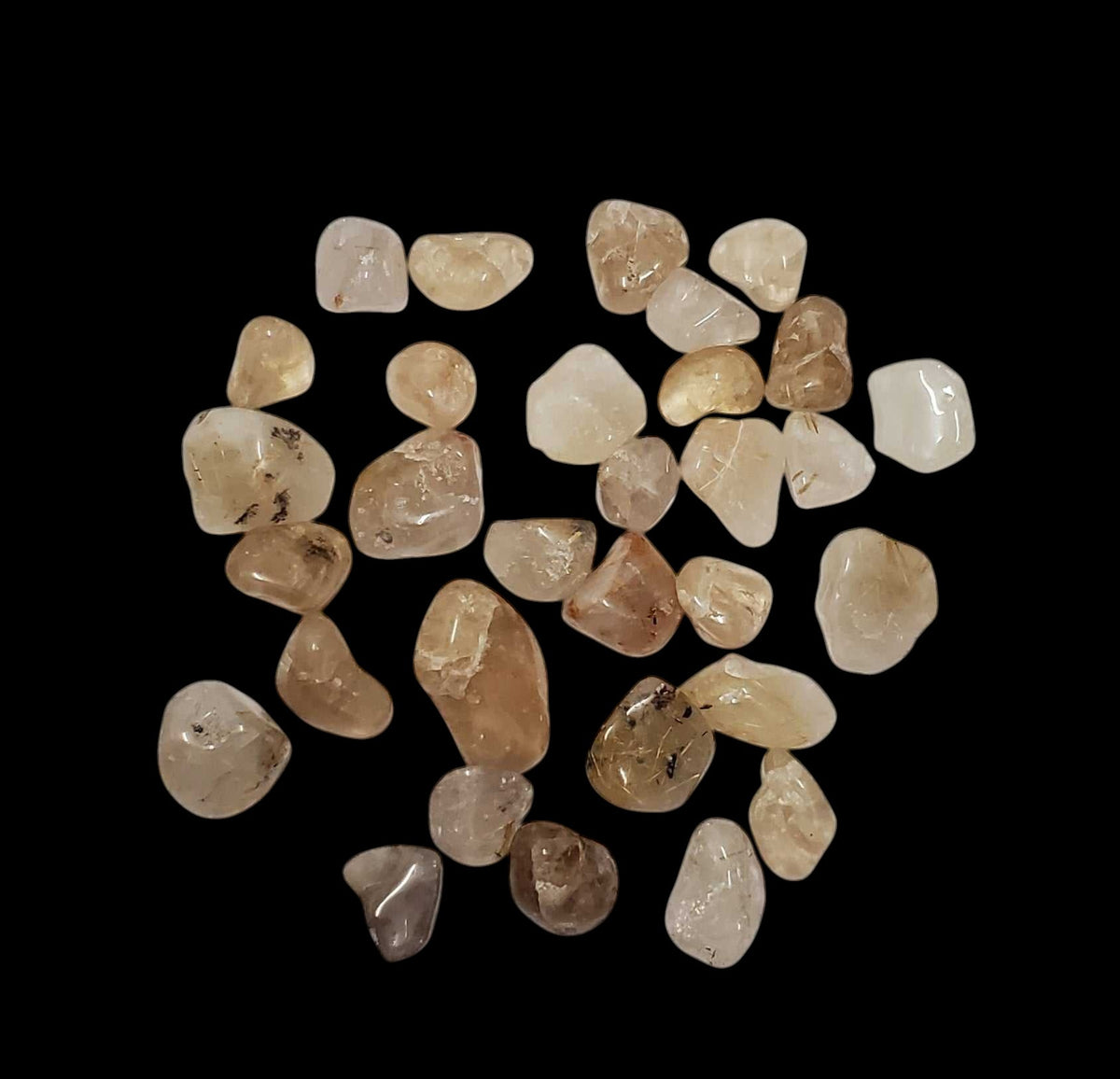 Golden Rutile Tumbled Stone