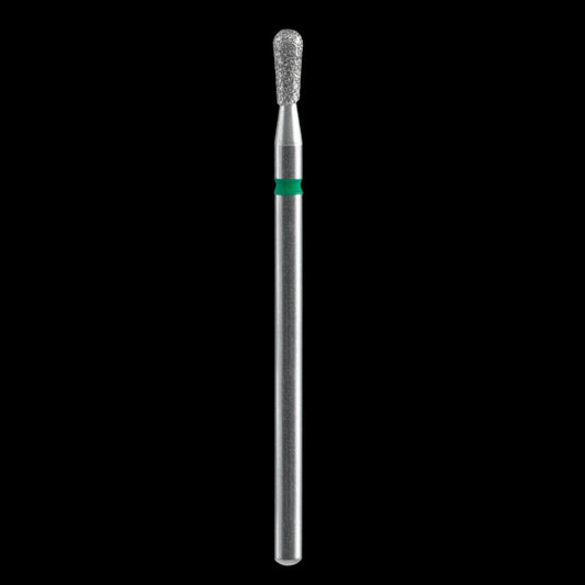 STALEKS - Diamond nail drill bit, "Match", green, EXPERT 2.3/5 mm (FA120G023/5) by kvadrat store