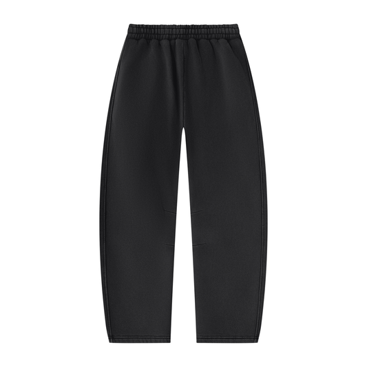 Unisex Vintage Wash Barrel Leg Fleece Sweatpants