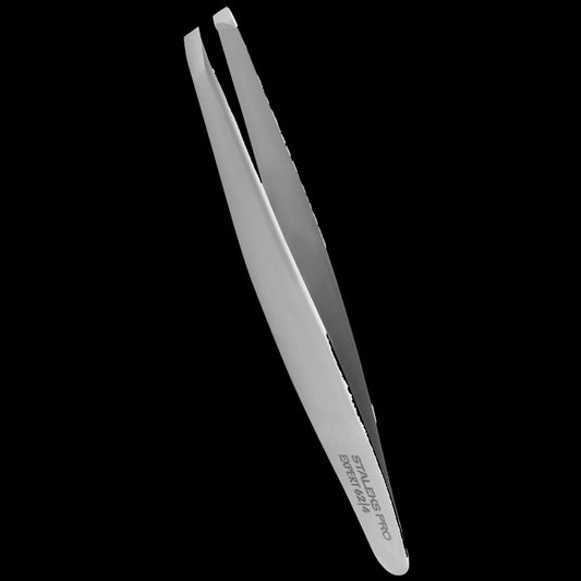 STALEKS PRO EXPERT 62 TYPE 4 EYEBROW TWEEZERS SLANT TE-62/4 - STALEKS™ by kvadrat store
