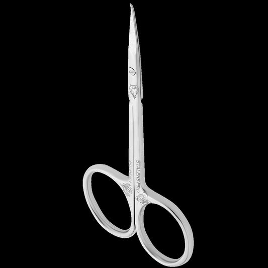 STALEKS PRO EXCLUSIVE 23 TYPE 1 PROFESSIONAL CUTICLE SCISSORS ELONGATED HANDLES MAGNOLIA SX-23/1M- STALEKS™ by kvadrat store
