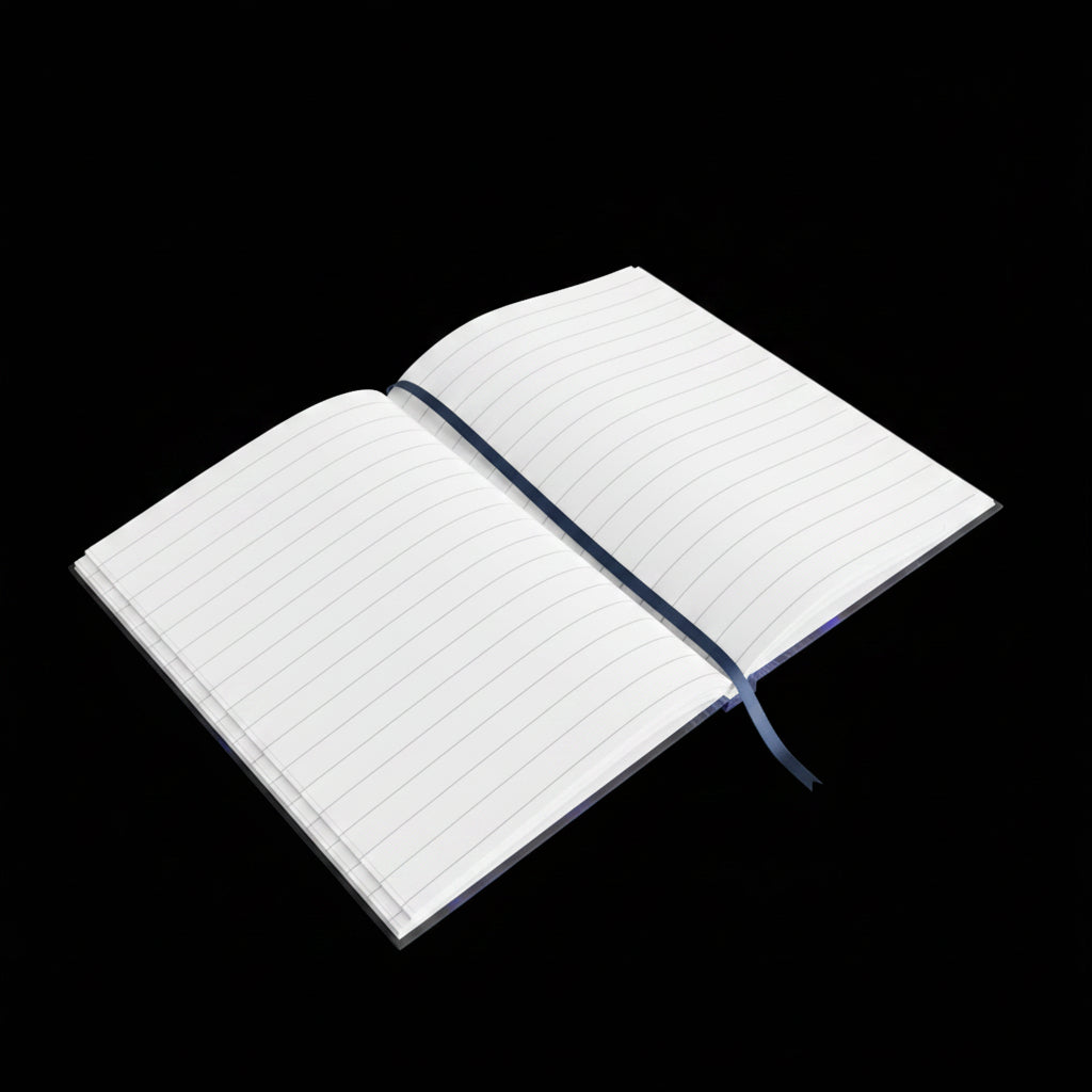Bleu Aura: Leo Hard Cover Journal - Ruled Line - AetherLux.Shop
