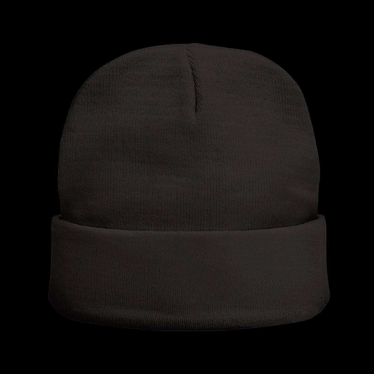 '777' Knit Beanie — Black - AetherLux.Shop