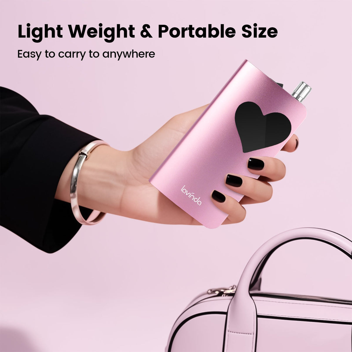 Wand™ Air Nail Drill - Pink - 35,000 RPM Rechargeable