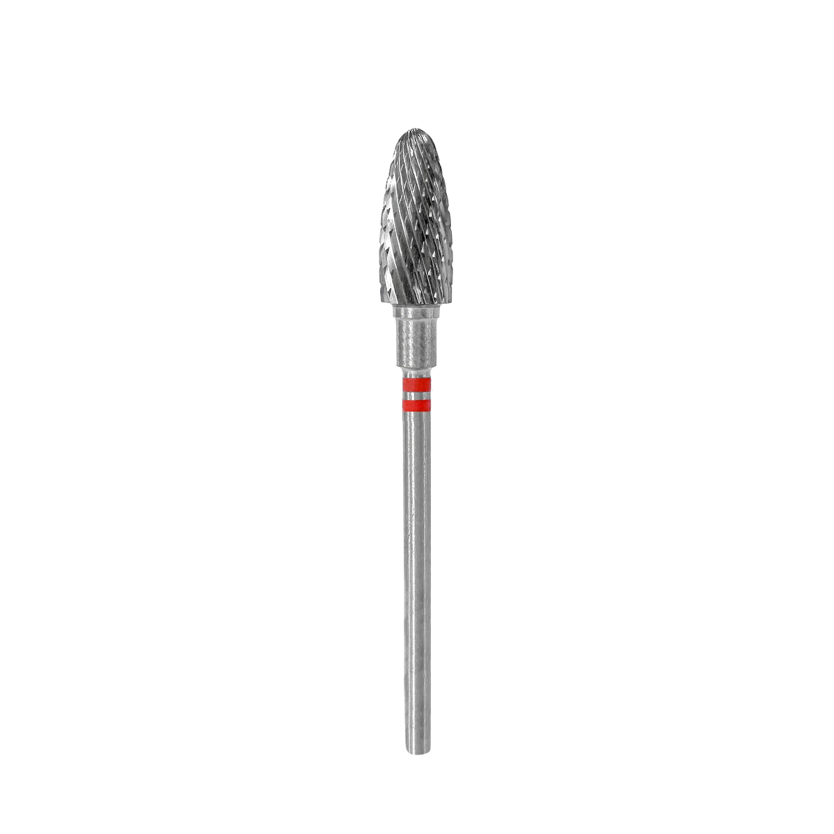 LEFT HANDED CARBIDE NAIL DRILL BIT, "CORN", RED, HEAD DIAMETER 6/14MM (FT91R060/14) #317 - STALEKS™