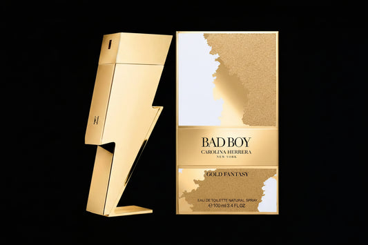 Bad Boy Gold Fantasy By Carolina Herrera For Men 3.4oz EDT Spray by perfumesandrea