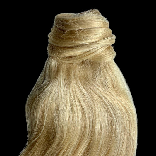 Bleach Blonde 100% Human Hair Ponytail Extension by Private Label