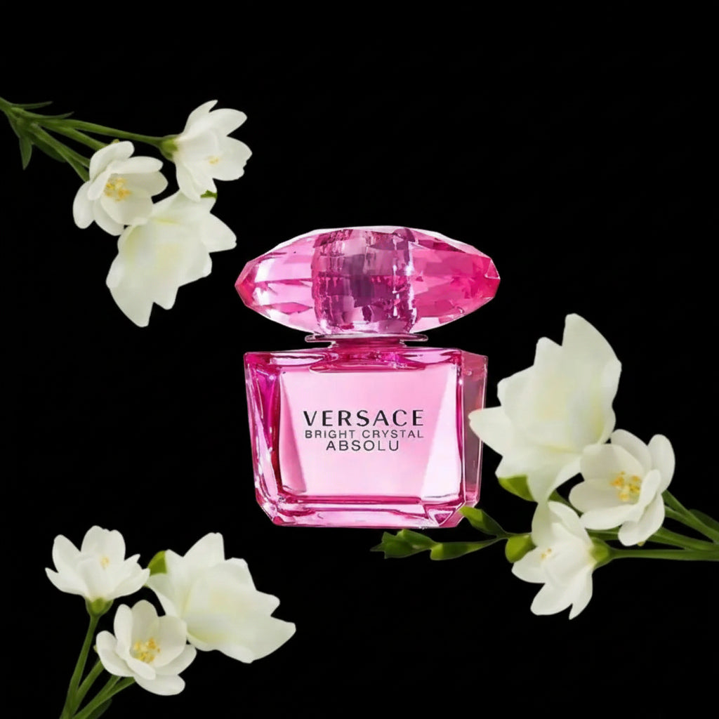 Bright Crystal Absolu By Versace For Women 4Pcs Set EDP Spray by perfumesandrea