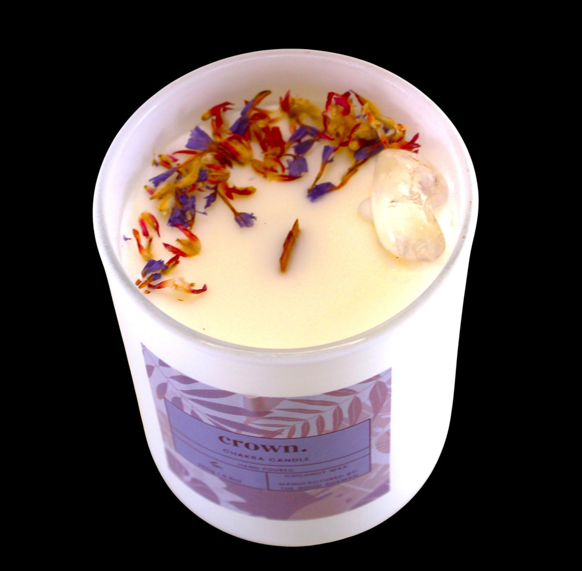 Crown Chakra Luxe Natural Coconut Wax Scented Candle - AetherLux.Shop