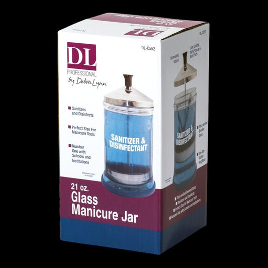 DL Pro Glass Disinfectant Jar 21oz by Beauty Supply 123 Outlet