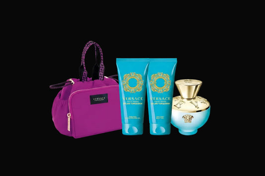 Dylan Turquoise By Versace For Women 4Pcs Set EDT Spray by perfumesandrea