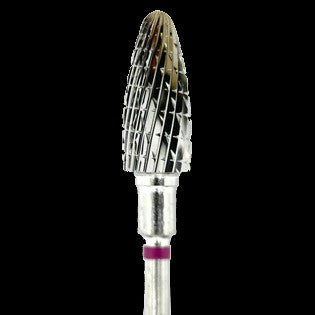 CARBIDE NAIL DRILL BIT, "CORN", PURPLE, HEAD DIAMETER 6/14MM (FT90V060/14) (№73) - STALEKS™ by kvadrat store
