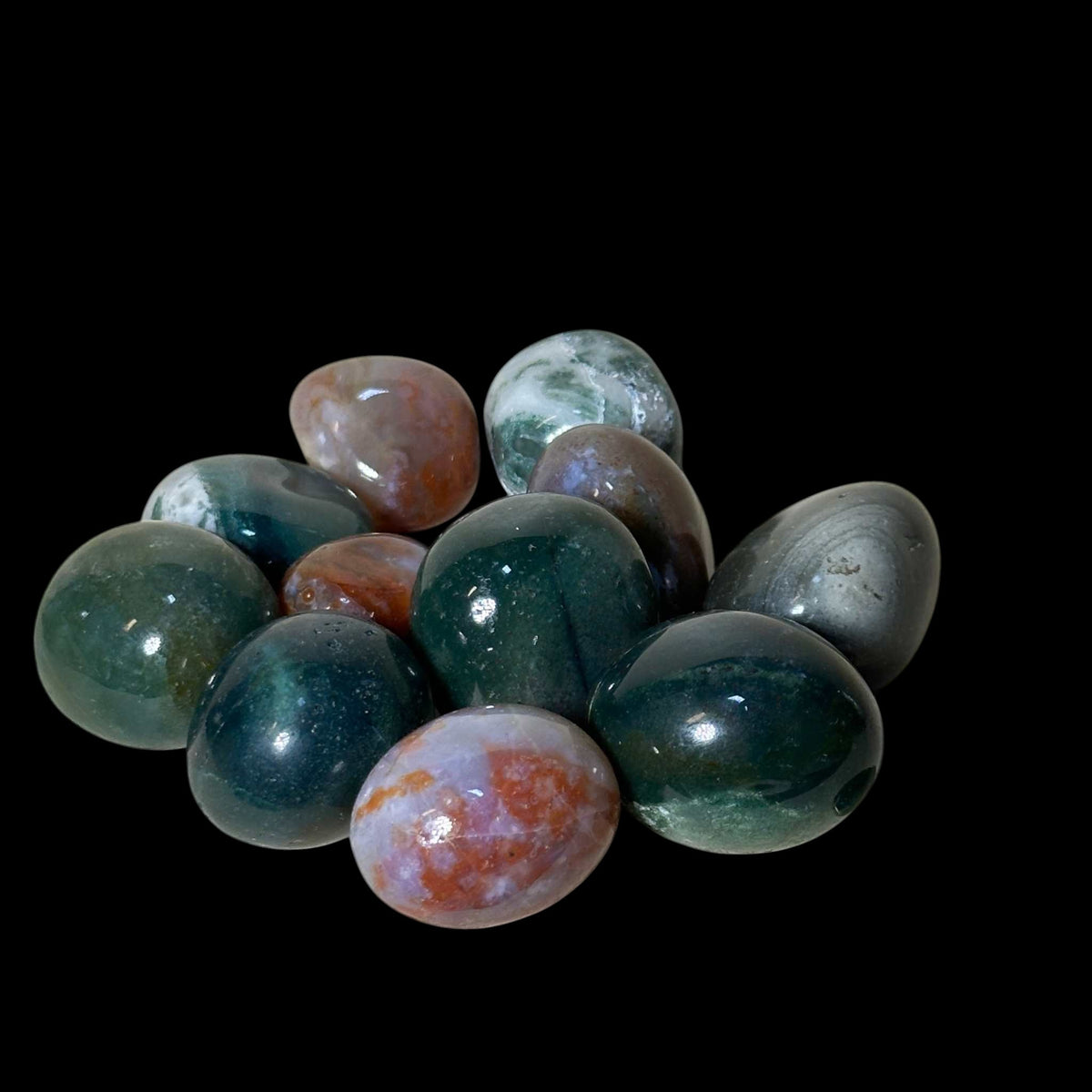 Fancy Jasper Tumbled Pocket Stone