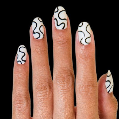Chillhouse Chill Tips Press-On Fake Nails Wavy Baby 24ct - New