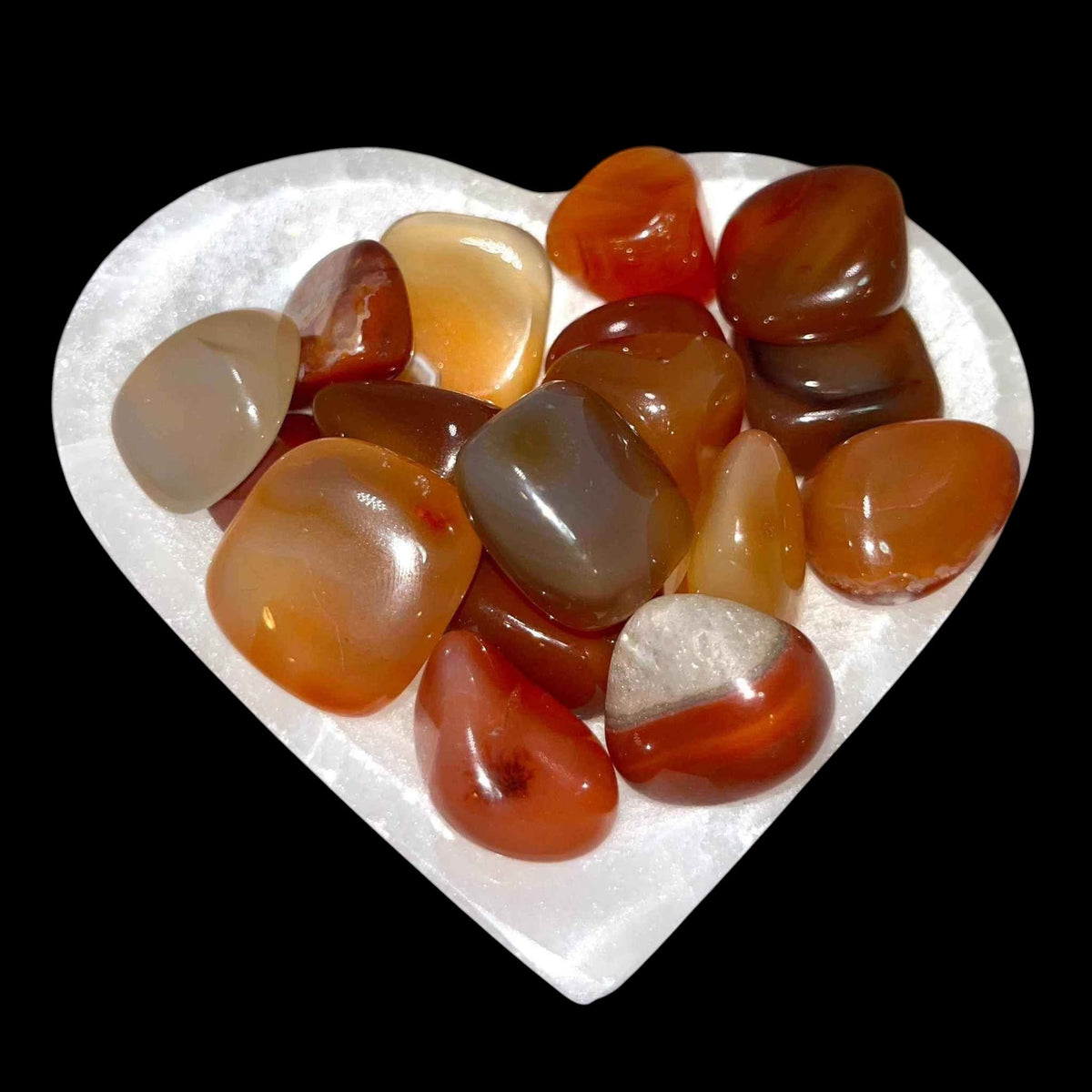 Carnelian Tumbled Pocket Stone (B)