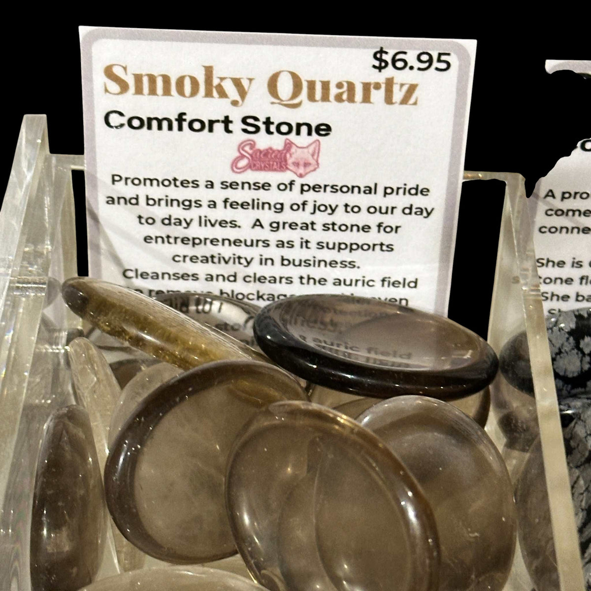 Smoky Quartz Comfort Stone