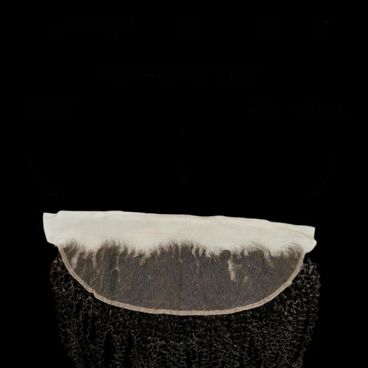 Jerry Curl 13x4 Transparent Lace Human Hair Frontal by Private Label