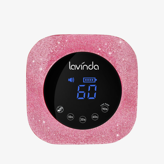 Crown™ Nail Lamp & Wand™ Nail Drill Bundle – Pink Diamond