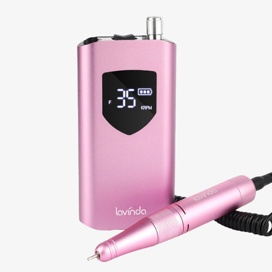 Wand™ Ease Nail Drill - Metallic Pink - 35,000 RPM Rechargeable