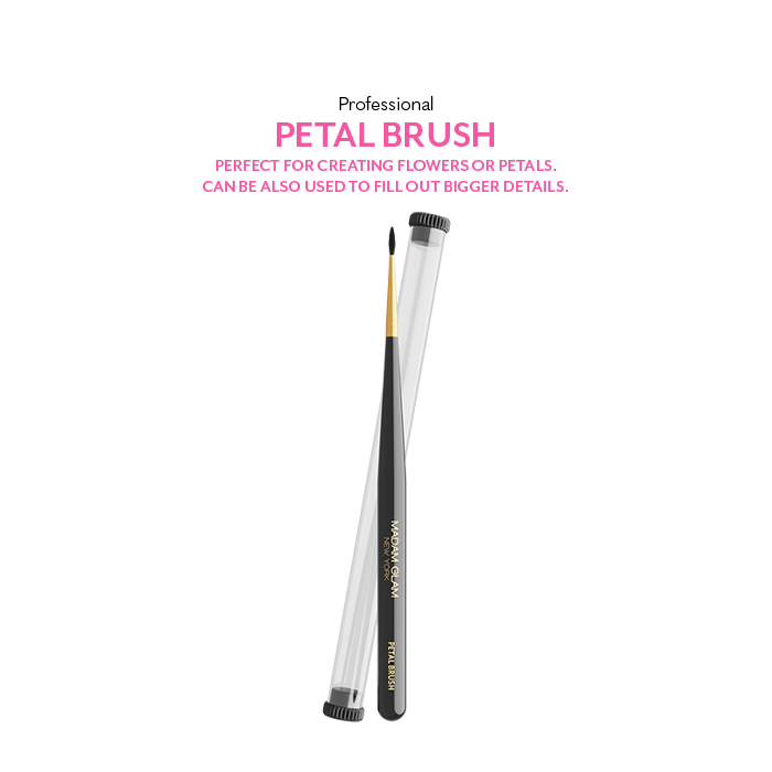 Professional Petal Nail Brush by Madam Glam