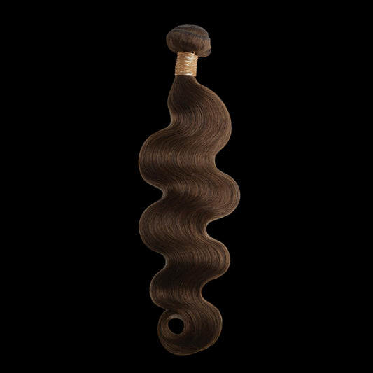 Medium Brown Body Wave 100% Human Hair Bundles by Private Label