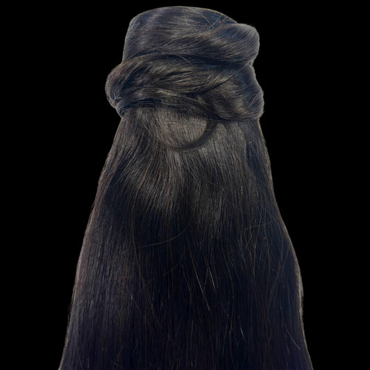 Natural Black 100% Human Hair Ponytail Extension by Private Label