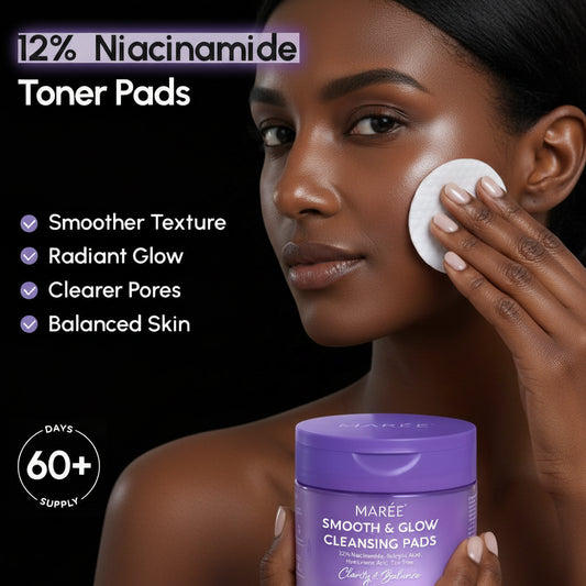 12% Niacinamide Smooth & Glow Pads by Maree