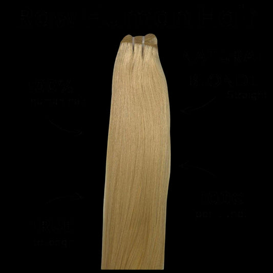 Raw Blonde Straight 100% Human Hair Bundles by Private Label