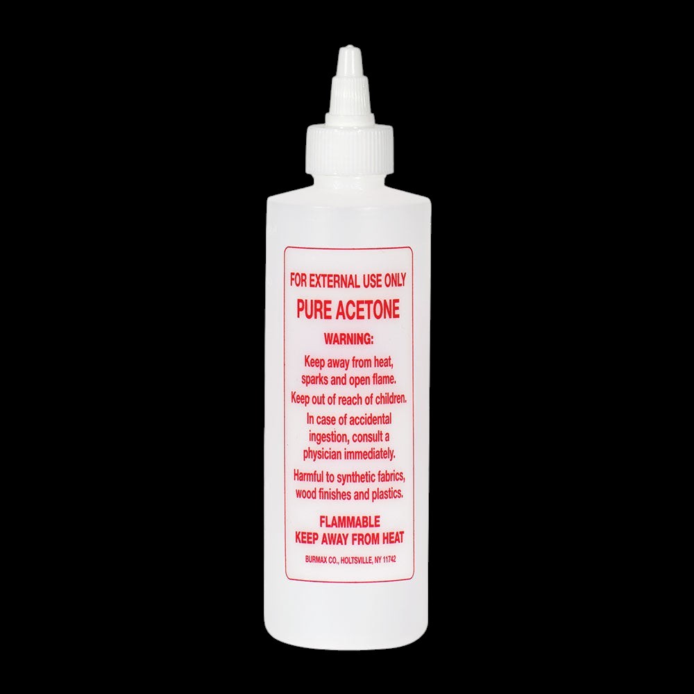Soft 'N Style Imprinted Acetone Bottle - 8oz by Beauty Supply 123 Outlet