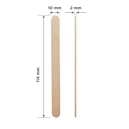 STALEKS PRO EXPERT 30 WOODEN WAX APPLICATOR STICK №3 100 PCS DSW-30 - STALEKS™ by kvadrat store