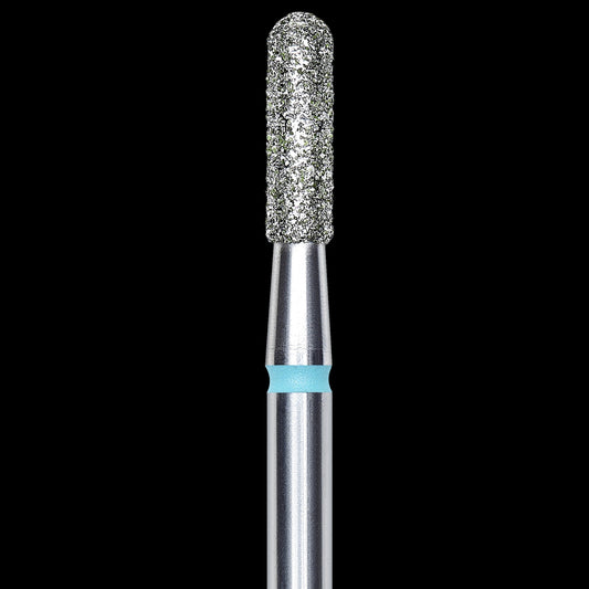 DIAMOND NAIL DRILL BIT, ROUNDED "CYLINDER", BLUE, HEAD DIAMETER 2.3/8MM (FA30B023/8) - STALEKS™ by kvadrat store