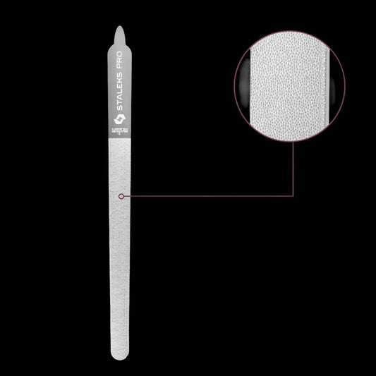 Laser Nail File EXPERT 11 155 mm (Straight With Handle) FE-11-155 -STALEKS by kvadrat store
