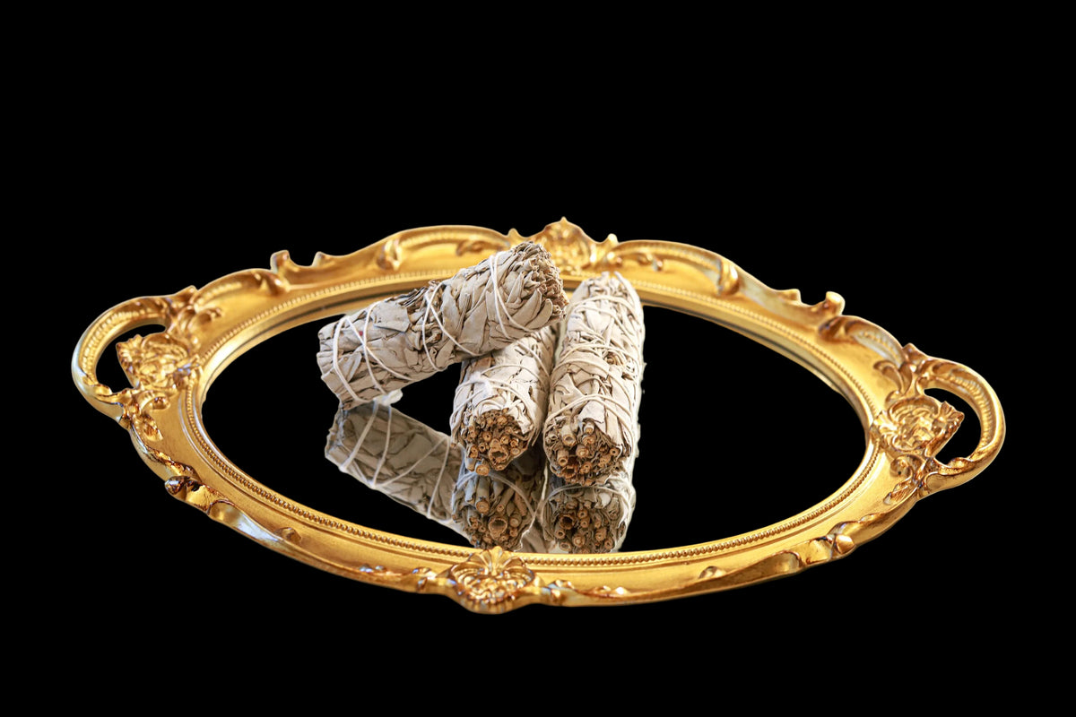 4" Sustainably Harvested - White Sage for Smudging - AetherLux.Shop