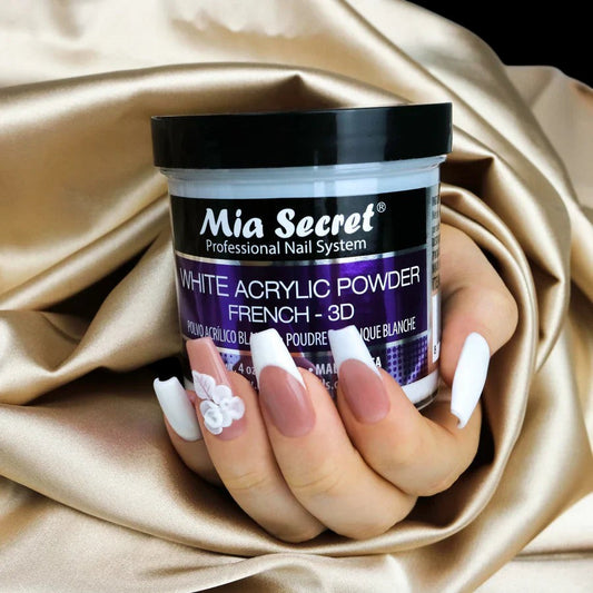 Mia Secret - White Acrylic Powder, 2oz, 4oz and 8oz by kvadrat store