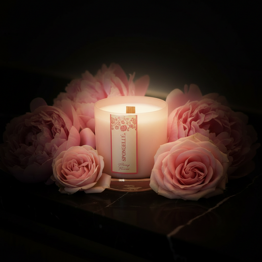 Peony Flower | Private Reserve Candle by Spongellé
