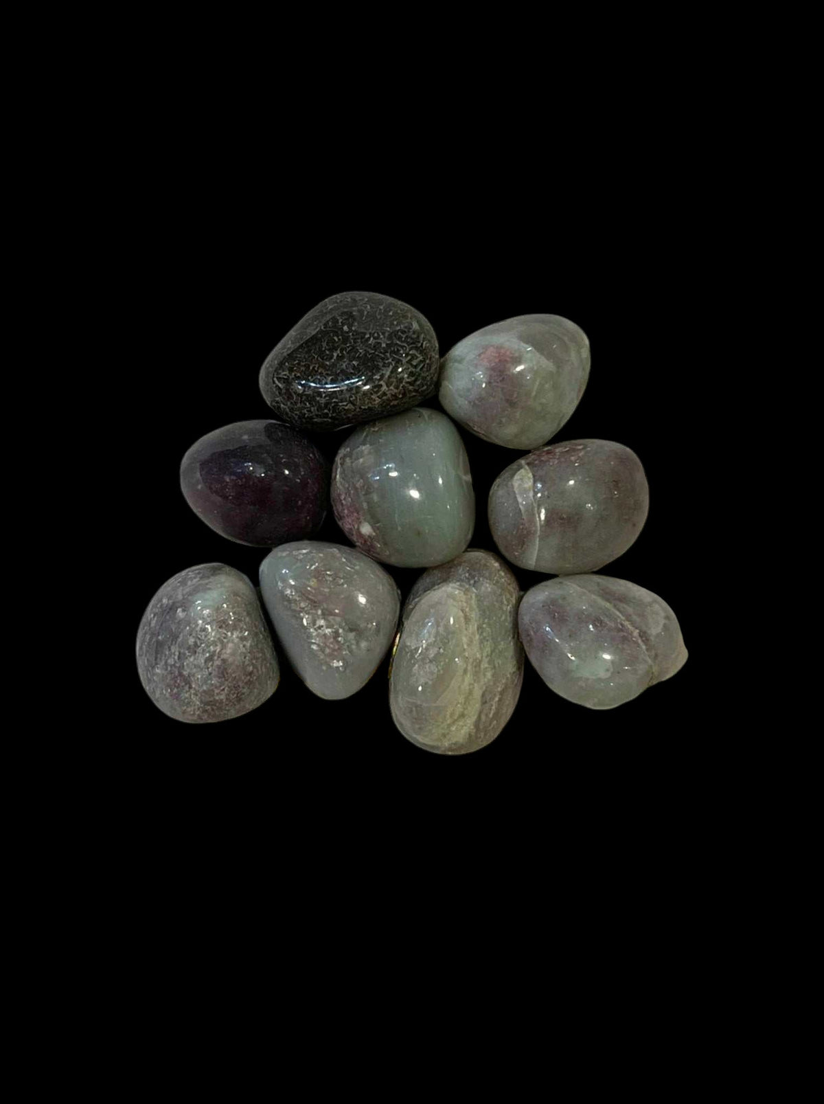 Pink Tourmaline Tumbled Stone (in matrix)