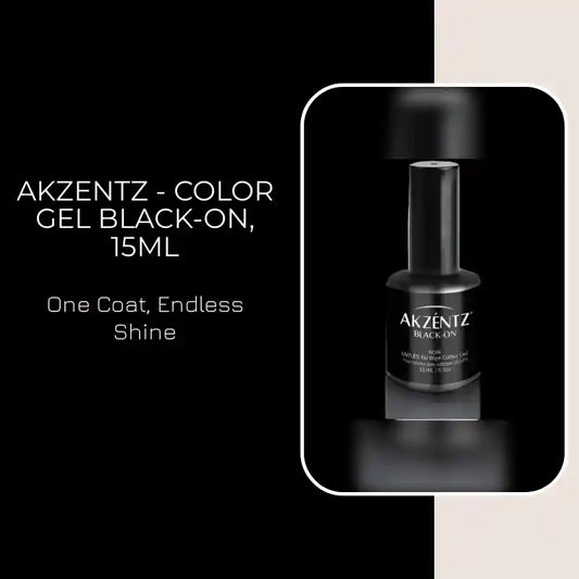 Akzentz - Color Gel Black-On, 15ml by@Outfy