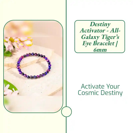 Destiny Activator - All-Galaxy Tiger’s Eye Bracelet | 6mm by@Outfy