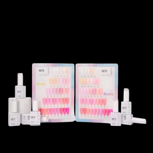 SEN PURE Cotton Candy 36 Gel Collection (Free Top-Base-Matte) by iNAIL SUPPLY