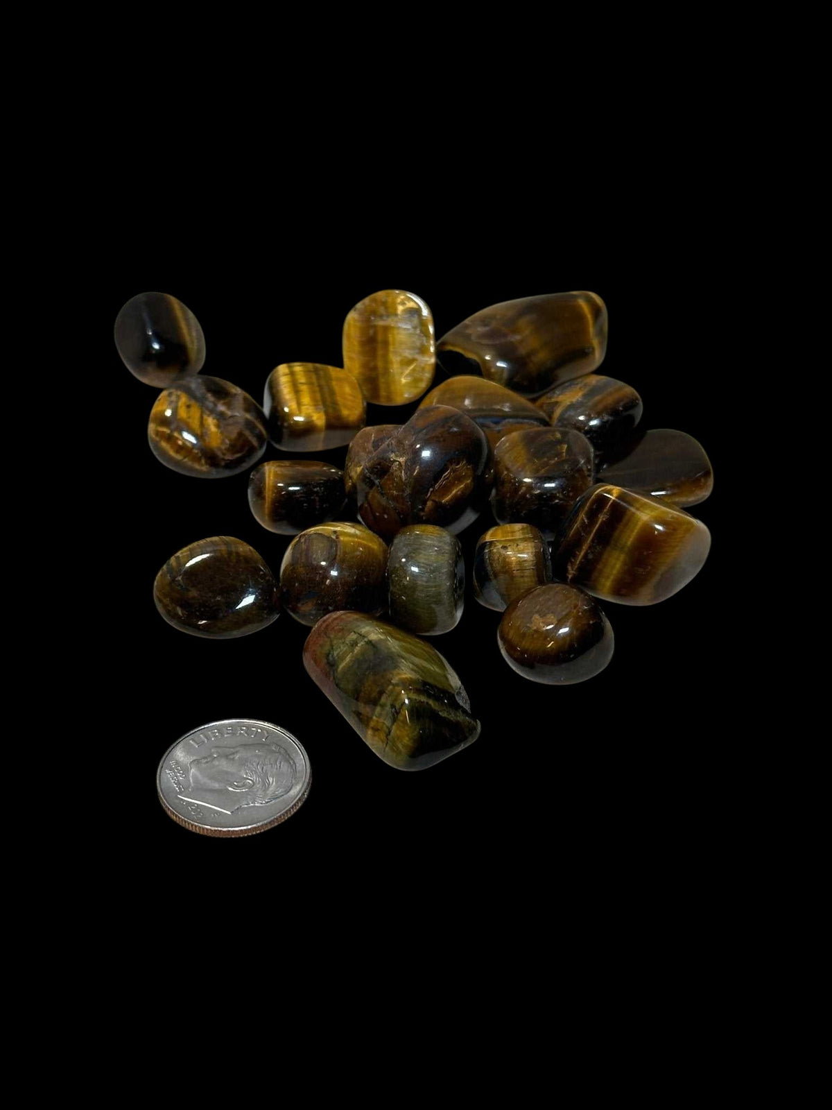 Tiger Eye Tumbled Pebbles