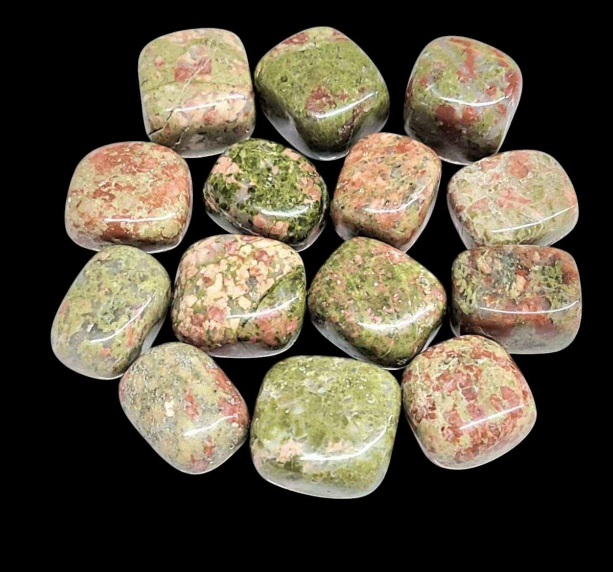 Unakite Tumbled Pocket Stone